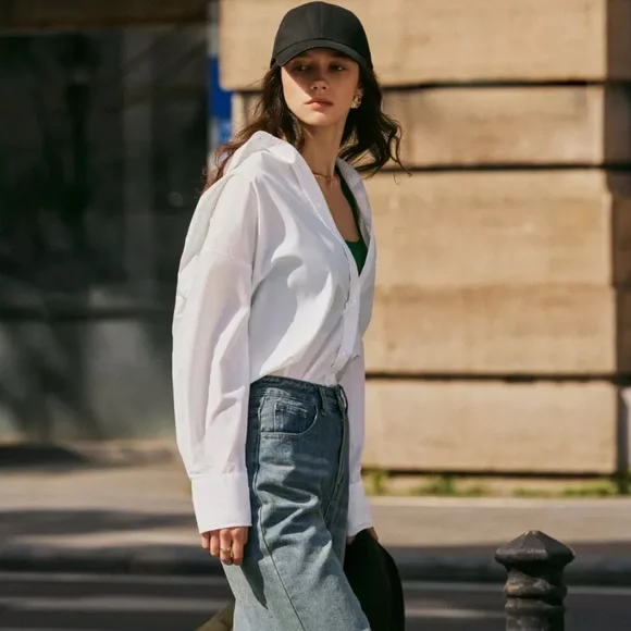 Oversized button down shirt - Picture 3 of 10